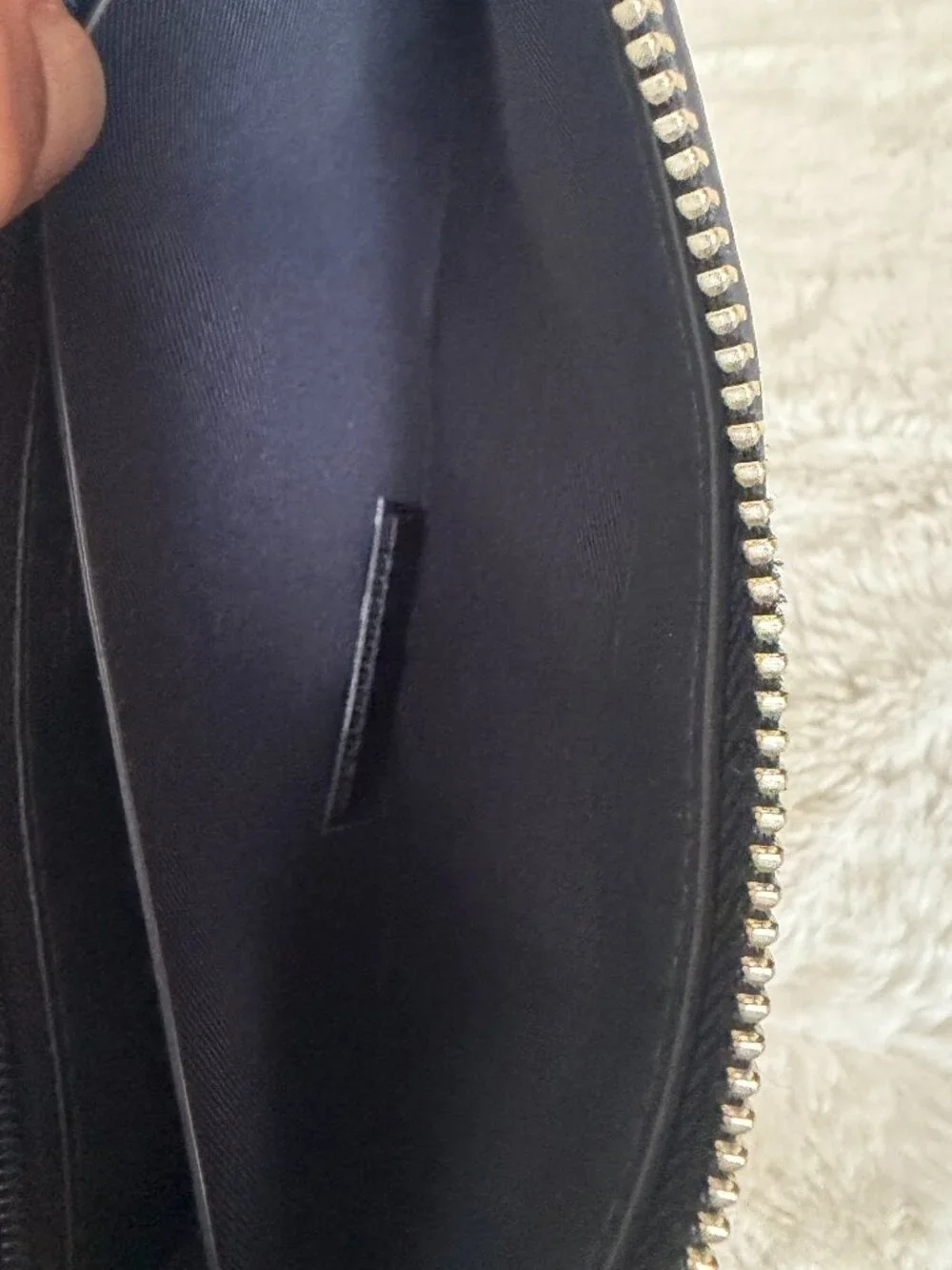 COACH Chalk x Midnight SVDYF Signature Long Zip Around Wallet F54630